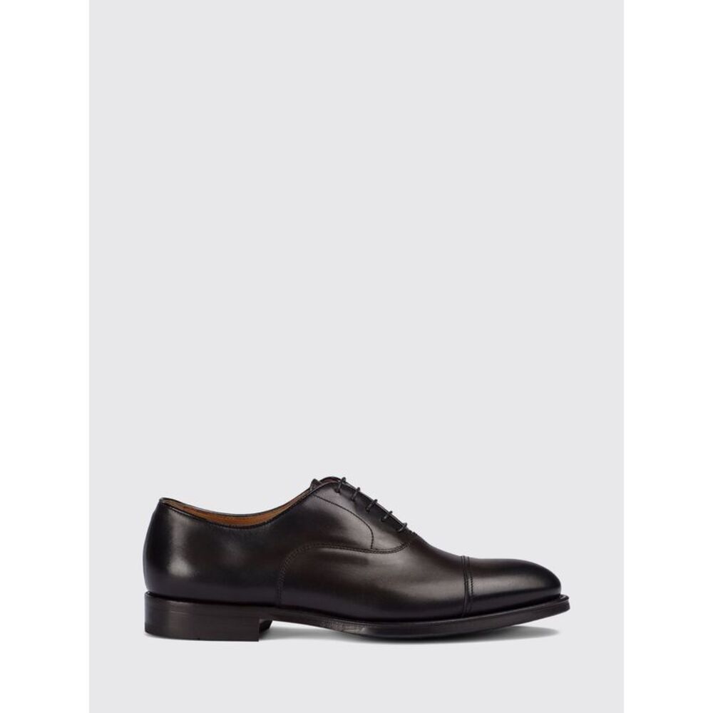 Doucal's Brogue Shoes Men Dark
